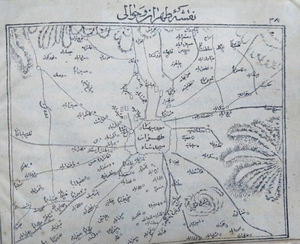 تصویر قدیمی ترین نقشه تهران ، مثلث برمودا و محله های ناشناخته منطقه16 ، زمین های زن شاه چگونه به کارمندان راه آهن رسید؟
